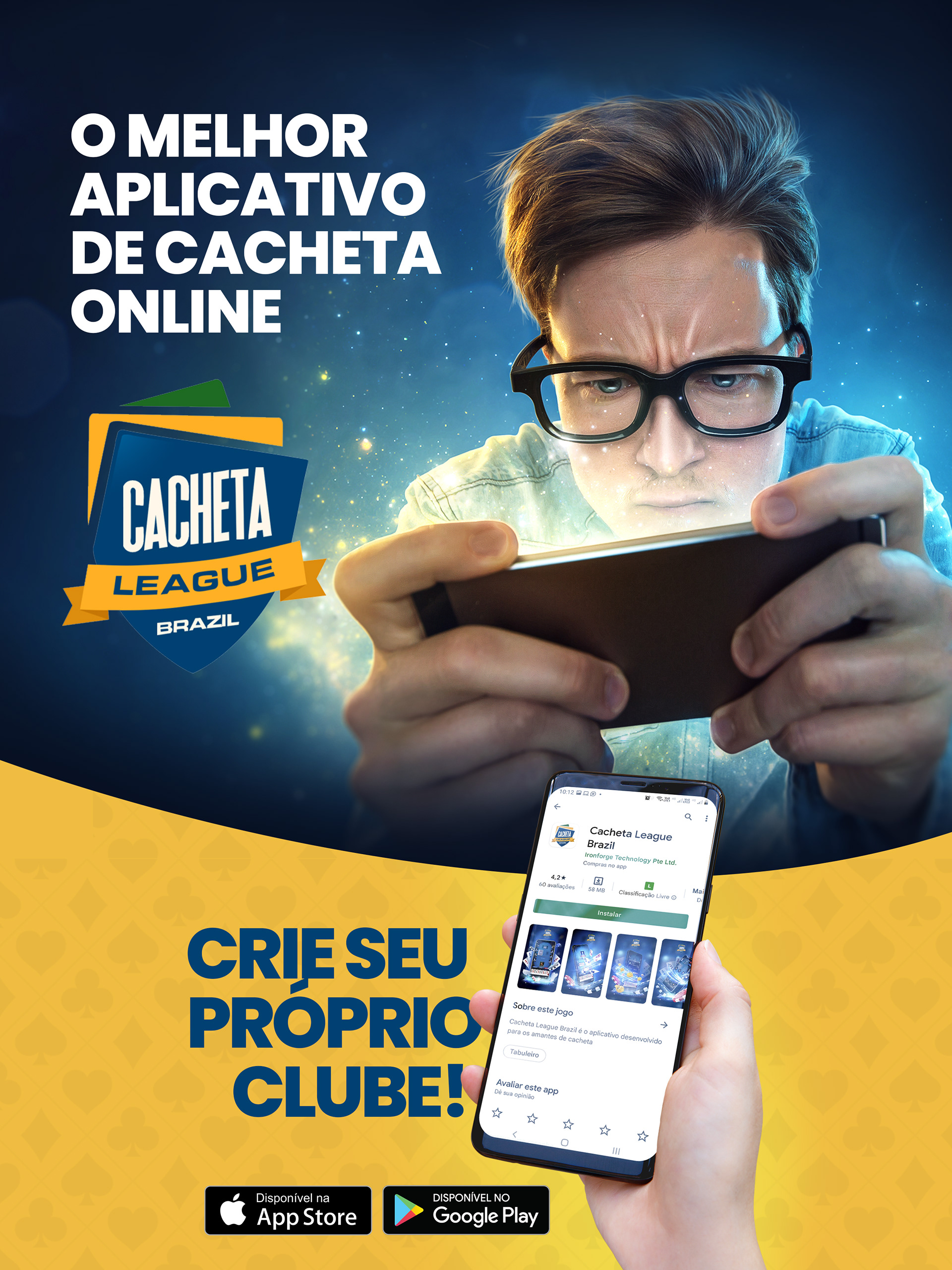 Cacheta League Anúncio Card Player