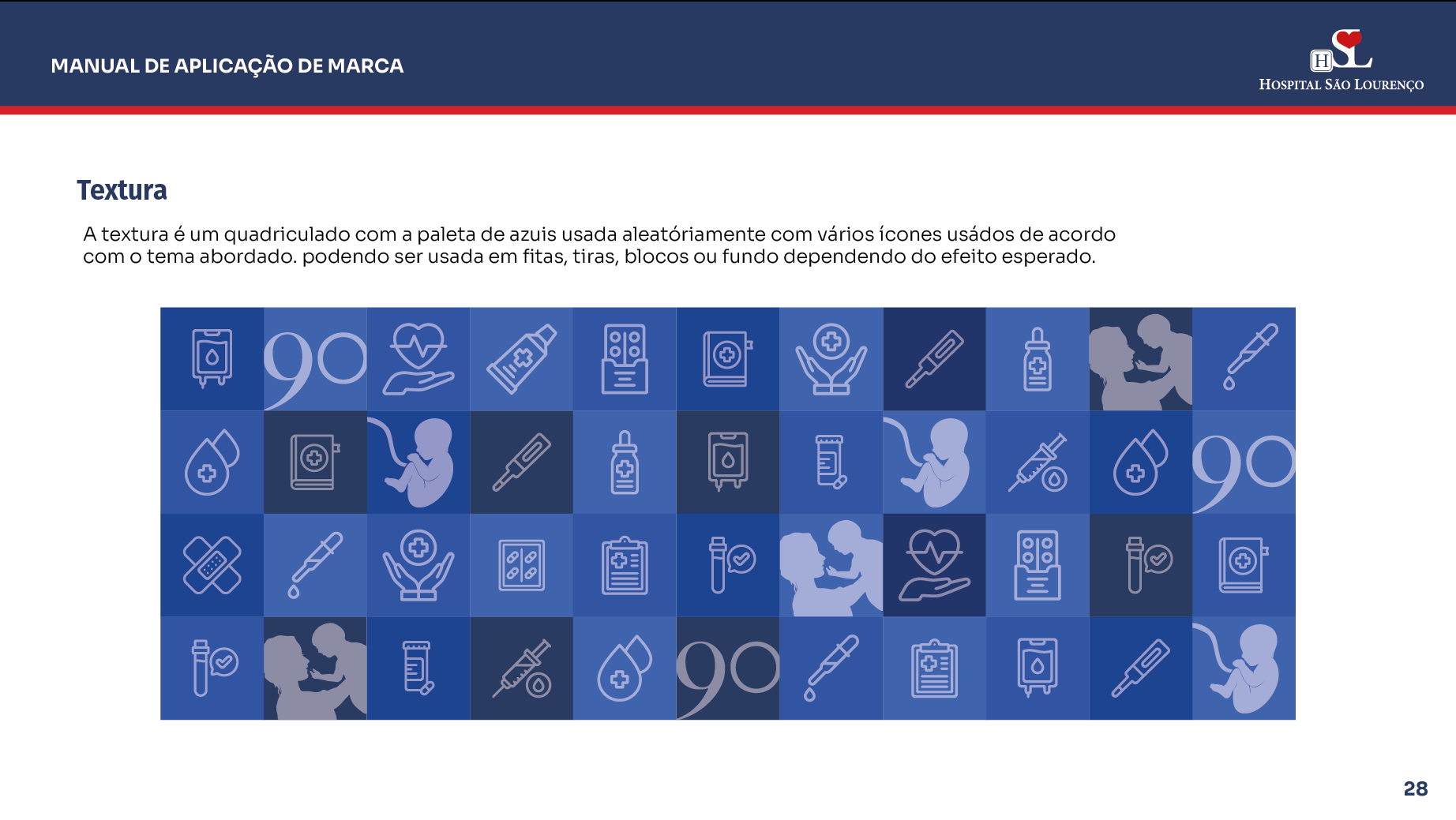 Manual Identidade Visual 90 Anos Hospital São Lourenço — imagem 28