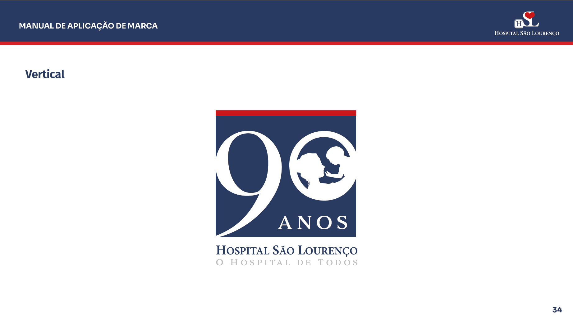Manual Identidade Visual 90 Anos Hospital São Lourenço — imagem 34