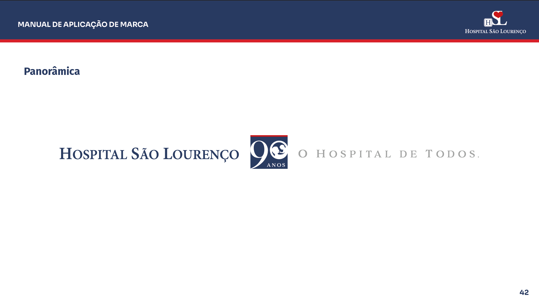 Manual Identidade Visual 90 Anos Hospital São Lourenço — imagem 42