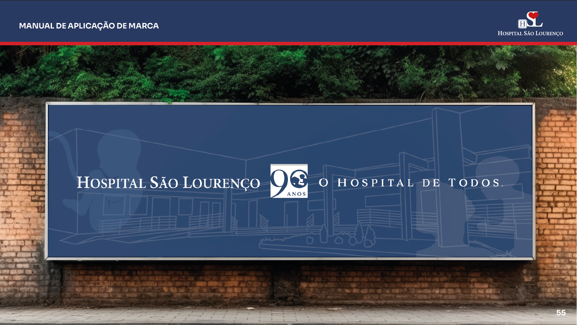Manual Identidade Visual 90 Anos Hospital São Lourenço — imagem 55
