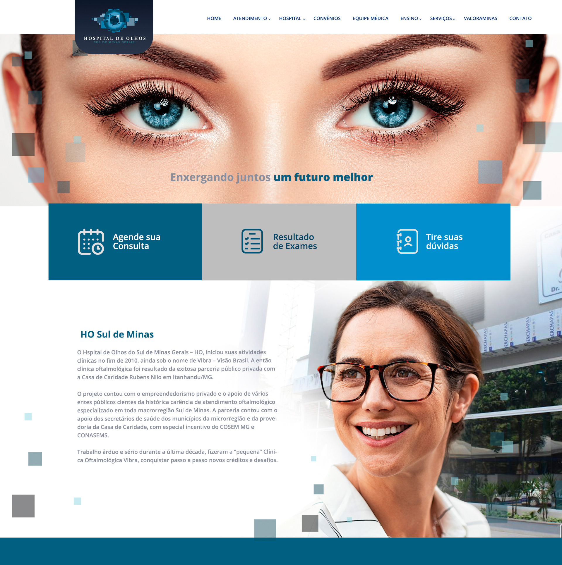 Site Hospital de Olhos — imagem 2