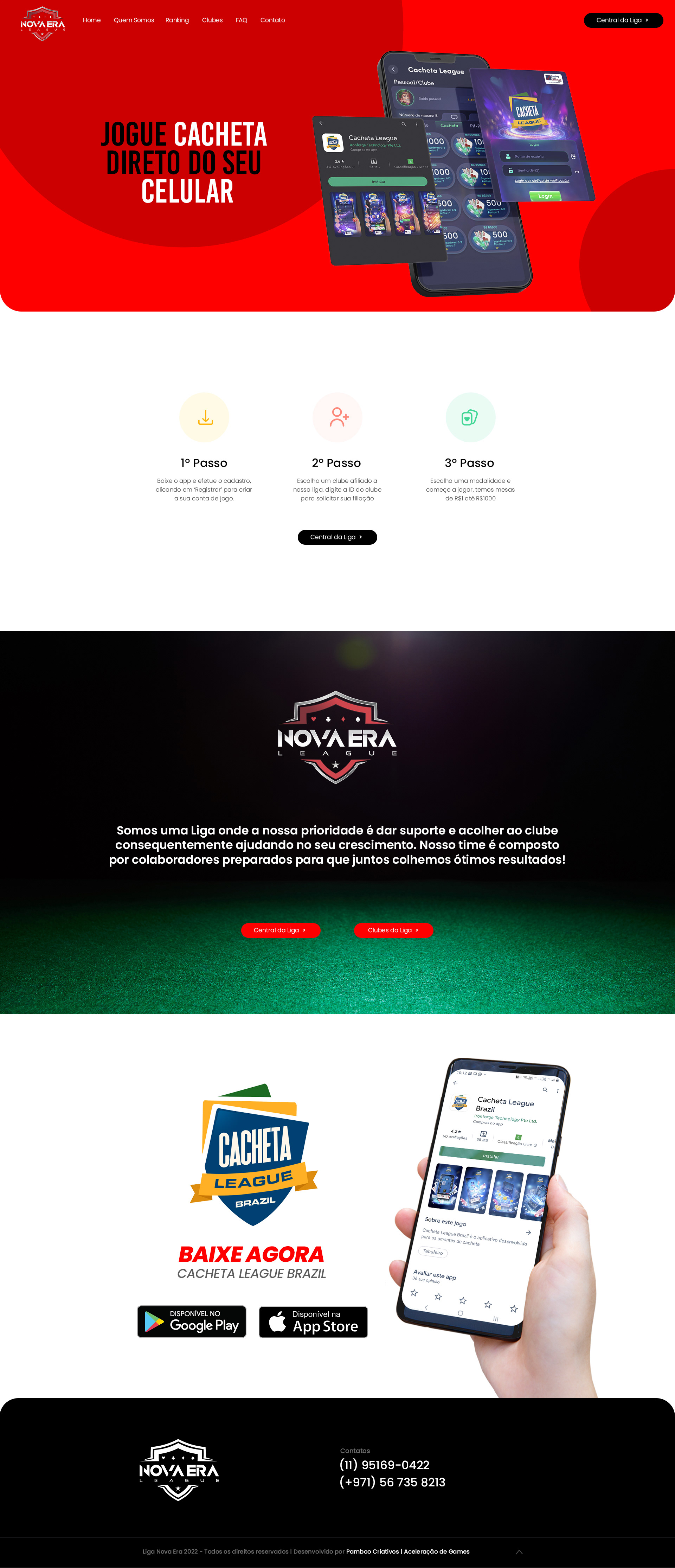 Site Liga Nova Era Cacheta