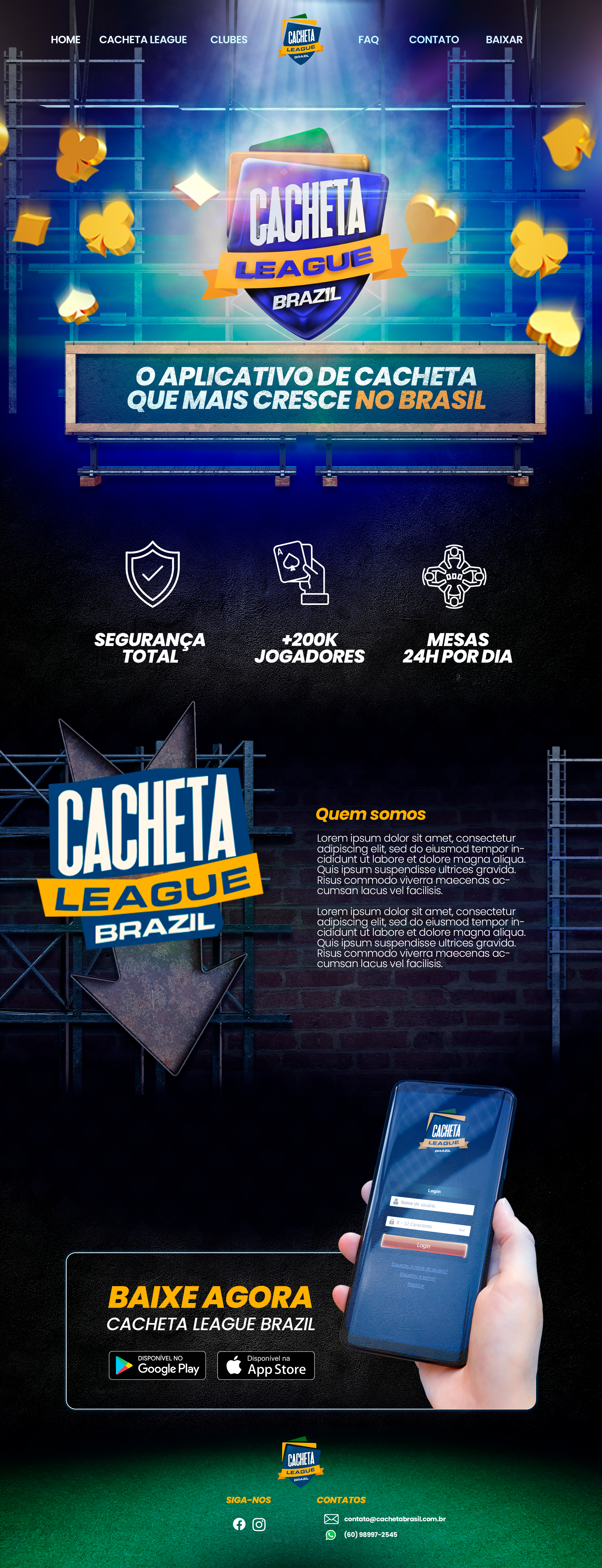 Cacheta League Brazil